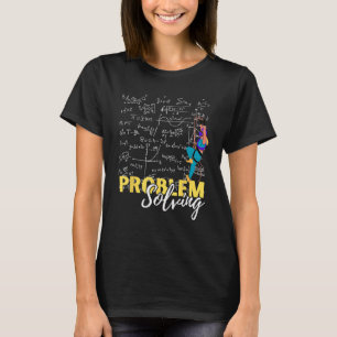 Mens Problem Solving to Peak Scaling MATH AND ALP T-Shirt