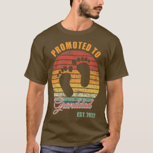 Mens Promoted To Granddad Est  T-Shirt