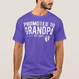 Mens Promoted to Grandpa 2023 Soon To Be Grandpa, T-Shirt
