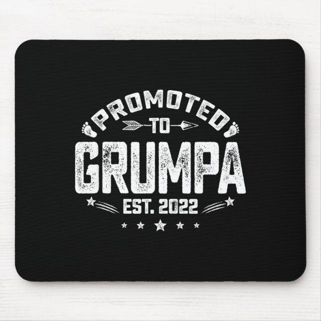 Mens Promoted To Mpa Est 2022 Funny New Mpa  Mouse Pad (Front)