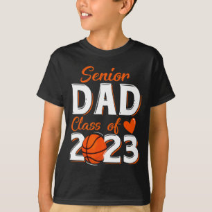 Mens proud dad of a 2023 senior basketball graduat T-Shirt