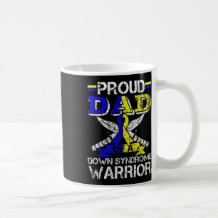 Mens Proud Dad Of A Down Syndrome Warrior Costume Coffee Mug