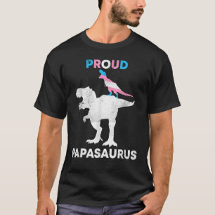 Mens Proud Dad Of Trans LGBT Pride Month Daddy Tra T-Shirt