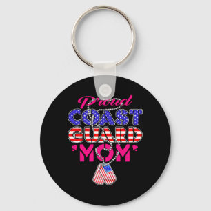 Mens Proud Military Mom Dog Tags Military Mother Keychain