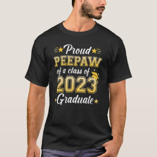 Mens Proud Peepaw Of a Class 2023 Graduate Senior T-Shirt