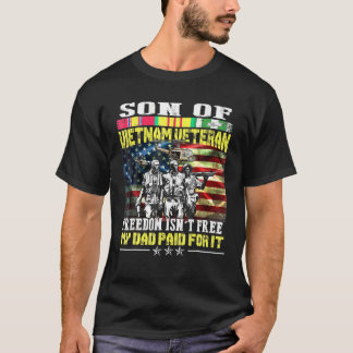 Mens Proud Son Of Vietnam Veteran Dad T-Shirt