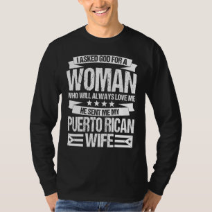 Mens Puerto Rican Husband Apparel - Heartfelt Husb T-Shirt