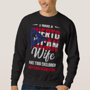 Mens Puerto Rico Island Proud American People Puer Sweatshirt