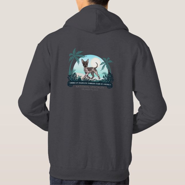 Men's Pullover Hoodie with double 2024 Nat'l Logos (Back)