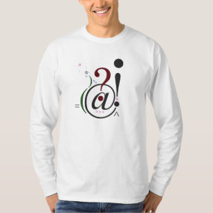 Men's Punctuation Long Sleeve Shirt