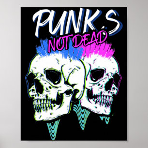 Mens Punks Not Government Agencyd _ Skeletons Poster