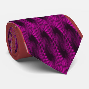 Men's Purple DNA Pattern Tie