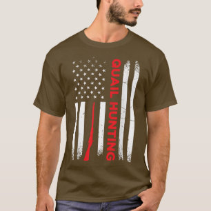 Mens Quail Hunting Quail Owner Quail Breeder Quail T-Shirt