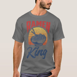 Men's Ramen King, Cute Japanese For Men, Retro Ani T-Shirt