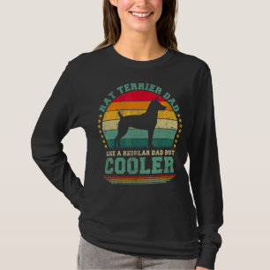 Mens Rat Terrier Dad Like A Regular Dad But Cooler T-Shirt