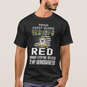 Mens Red Friday For My Granddaughter Proud Coast G T-Shirt