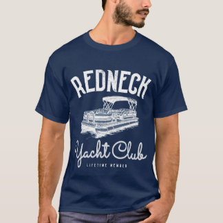 Men's Redneck Yacht Club Pontoon Boat T-Shirt