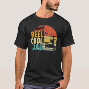 Mens Reel Cool Dad Father's Day For Fishing Daddy T-Shirt