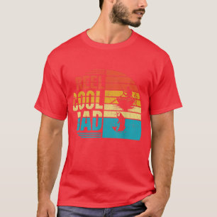 Mens Reel Cool DadFathers Day Gift for Fishing Dad T-Shirt