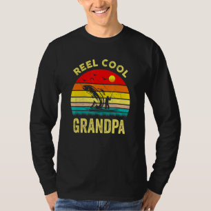 Mens Reel Cool Grandpa - Fishing For Dad Or Grand T-Shirt