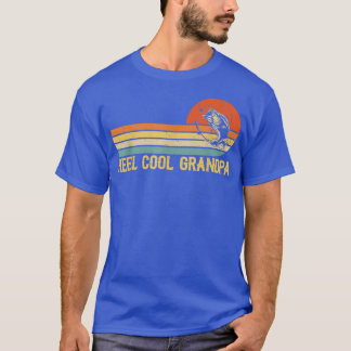 Mens Reel Cool Grandpa FishingFunny Fish Vintage88 T-Shirt