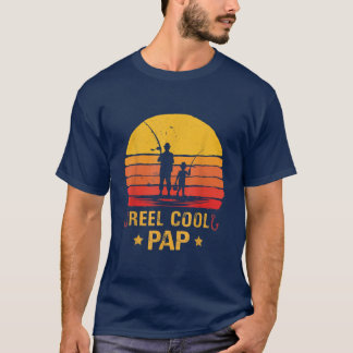 Mens Reel Cool PapFishing Fathers Day T-Shirt