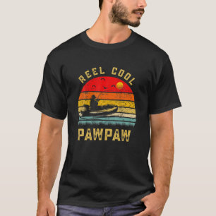 Mens Reel Cool Pawpaw Fishing Lover Gift For Fathe T-Shirt