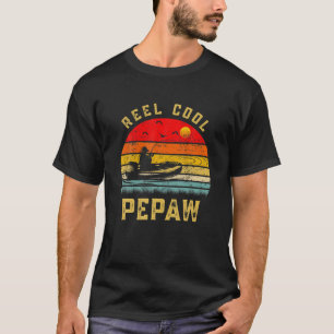 Mens Reel Cool Pepaw Fishing Lover Gift For Father T-Shirt