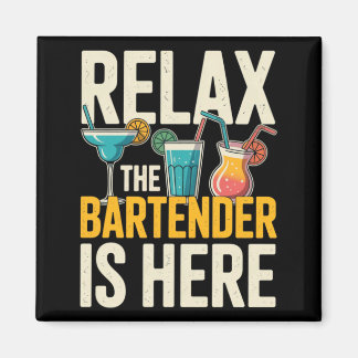Mens Relax The Cool Kidender Is Here Funny Cool Magnet