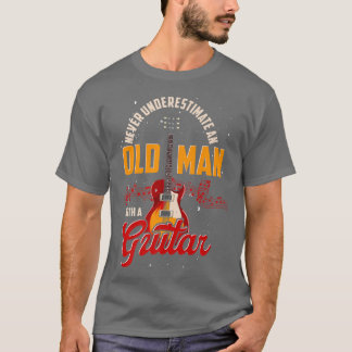 Mens Retired Guitarist Guitar Player Music Retirem T-Shirt