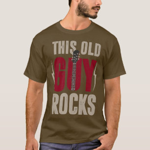Mens Retired Guitarist Men Guitar Player Music Ret T-Shirt