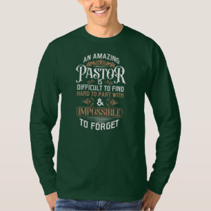 Mens Retired Pastor Minister Preacher Pastoral T-Shirt