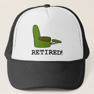 Mens Retired Trucker Cap