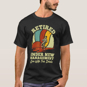 Mens  Retirement Quote Fishing Retro Retirement T-Shirt