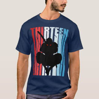 Mens Retro 13th Birthday for Ninja Men Samurai Wea T-Shirt