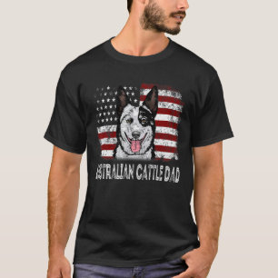 Mens Retro 4th Of July Australian Cattle Vintage A T-Shirt