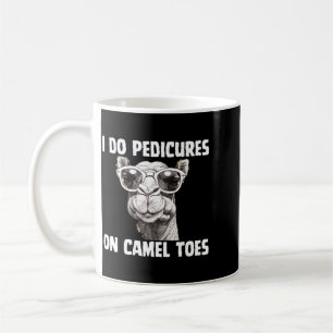 Mens Retro Animal Do Pedicures On Camel Toes Quote Coffee Mug