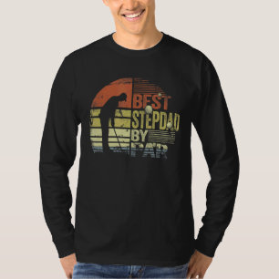 Mens Retro Best Stepdad By Par Golf Player Papa T-Shirt