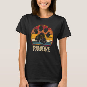 Mens Retro Dog Father Cat Dad Pawdre Pet Paw Daddy T-Shirt