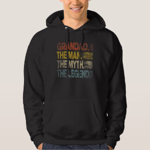 Mens Retro Grandad Man Myth Legend Vintage Father' Hoodie