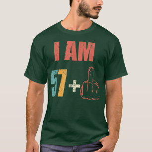 Mens Retro I'm 58 Birthday King for Father's Day, T-Shirt