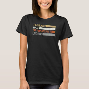 Mens Retro Optometry Exam Optometrist Graduation H T-Shirt