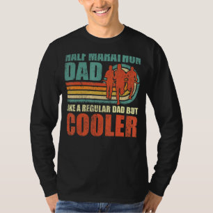 Mens Retro Style Vintage Half Marathon Dad Father' T-Shirt