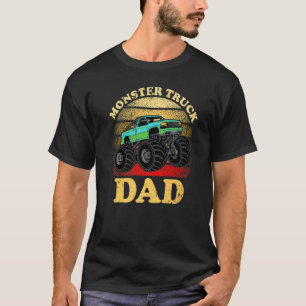 Mens Retro Style Vintage Monster Truck Dad Father' T-Shirt