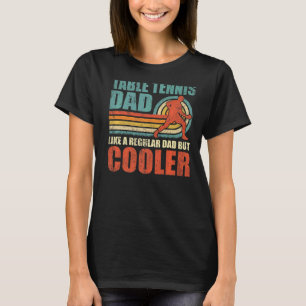 Mens Retro Style Vintage Table Tennis Dad Father's T-Shirt