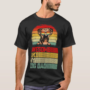 Mens Retro Vintage Awesome Like My Boxer Dog Dad T-Shirt