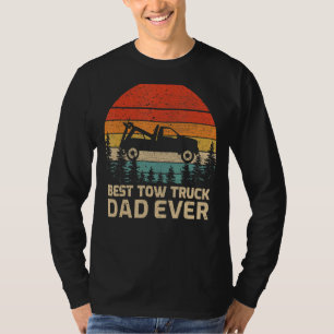 Mens Retro Vintage Best Tow Truck Dad Ever Father' T-Shirt