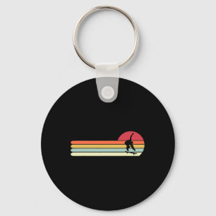 Mens Retro Vintage Style Skateboarding Gift For Da Keychain