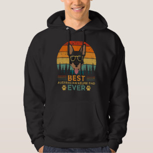 Mens Retro Vintage Sunset Best Australian Kelpie D Hoodie