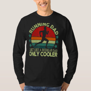 Mens  Running For Men Dad Marathon Runner Coach Ma T-Shirt